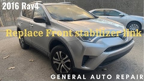 How to Replace Front Sway Stabilizer link bar/ 2015 / 2016 Toyota RAV4