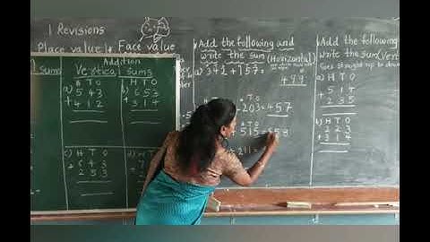 3rd Standard Mathematics Revision part 2  Basavaraddi English Medium School Dharwad