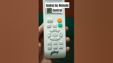 Ac Remote Control Function|Godrej Ac RemoteControl@GodrejAppliancesGA#viral#shorts#acremote#remote