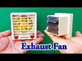 How To Make Exhaust Fan At Home | Homemade DC 12V Exhaust Fan| Wall Exhaust Fan| Window Exhaust Fan
