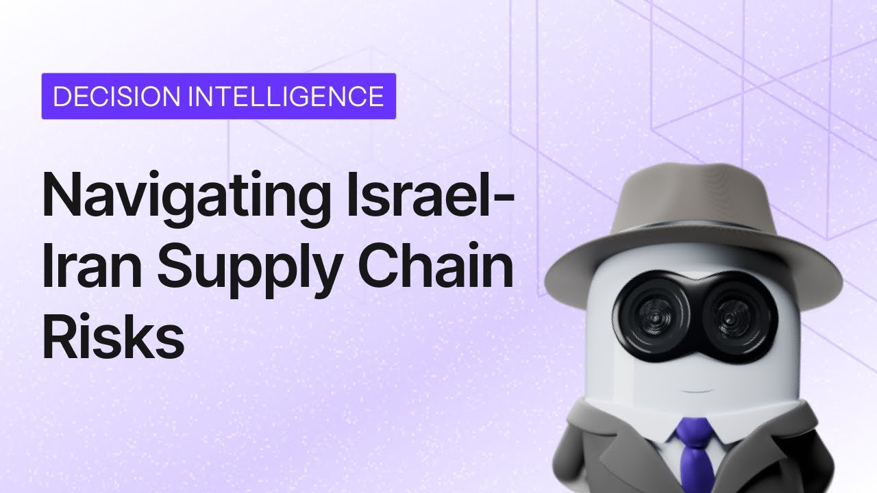 Using Agent PO to Navigate Israel-Iran Supply Chain Risks