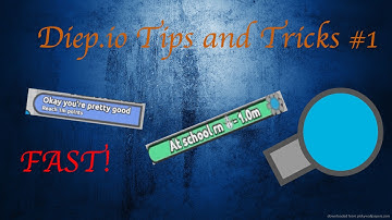 Diep.io Tips and Tricks #1 - HOW TO GET THE ACHEVEMENT FOR A SCORE OF 1 MILLION! FAST!