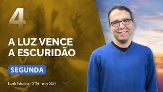 Segunda 22.04 | A LUZ VENCE A ESCURIDÃO | Escola Sabatina com Pr. Rickson Nobre