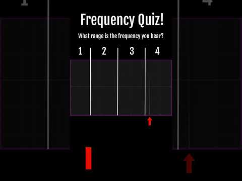 Frequency Quiz! Test your ear! 🎧🔊 How well can you identify different frequencies?
