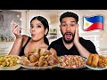 Trying FILIPINO FOOD for the FIRST TIME! 🇵🇭