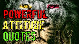 Powerful attitude quotes - lion attitude - joker quotes - attitude quote for boys