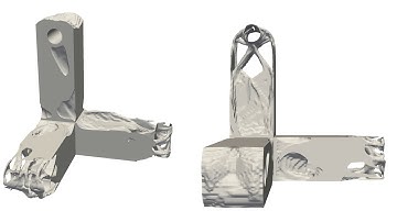 Orthogonal bracket topology optimization
