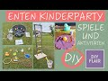Kindergeburtstagsparty zum Thema Quietsche Ente planen / einfache Spiele für den Kindergeburtstag