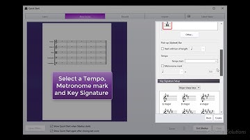 Starting a new Score - Sibelius | Ultimate
