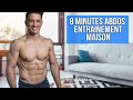 Ventre plat abdos exercices maison en 8 minutes 