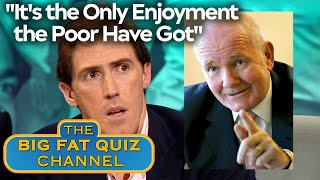 John Reid Claims Smoking Is The Only Enjoyment For Poor People | Big Fat Quiz Of The Year 2004