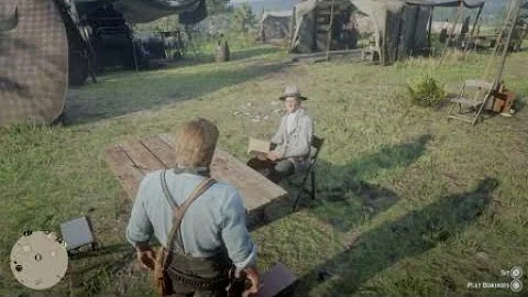 Red Dead Redemption 2 - edith downes pays off debt in camp