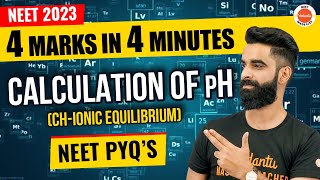 Calculation of pH Class 11 Chemistry | NEET 2023 - 4 Marks in 4 Minutes🔥| Class 11 Chemistry Ch . 7 screenshot 2