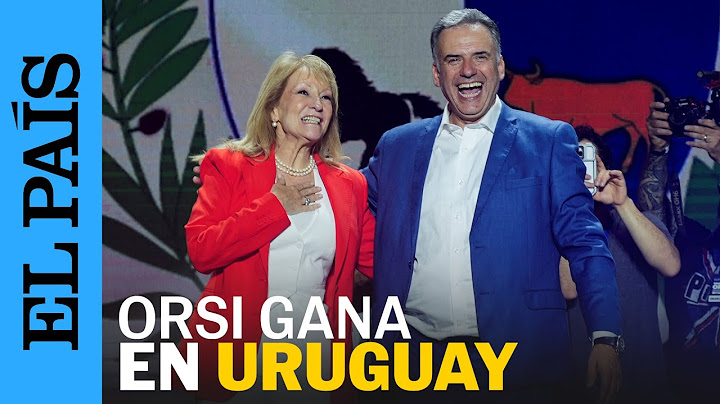 ELECCIONES EN URUGUAY | Yamandú Orsi: "Voy a ser el presidente que convoque al diálogo | EL PAÍS