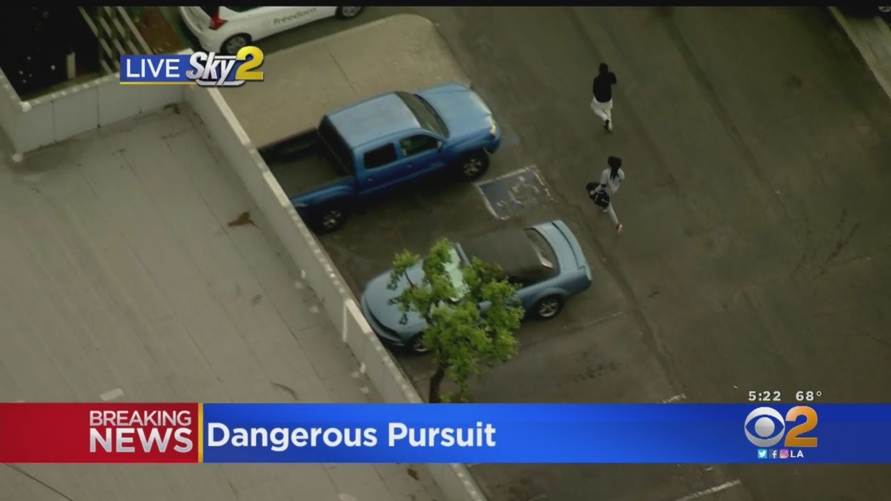 2 Stolen Car Suspects Tried to Flee On Foot Following A Wild Chase ...
