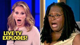 “Julia Roberts WALKS OUT of The View After EXPLOSIVE On-Air Confrontation SHOCKS Hollywood!”