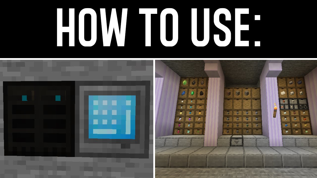 How to use BOTH Refined Storage and Storage Drawers - Tutorial (Minecraft 1.16.5)
