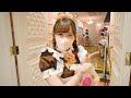 Visite du japanese maid cafe  home caf akihabara  asmr