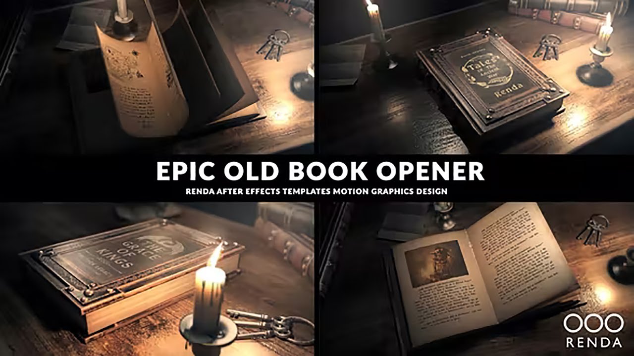 old-book-opener-after-effects-template-ae-templates-youtube