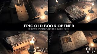 Old Book Opener ( After Effects Template ) ★ AE Templates