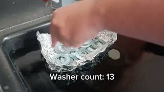 M M Science Experiment - Tin Foil Boat
