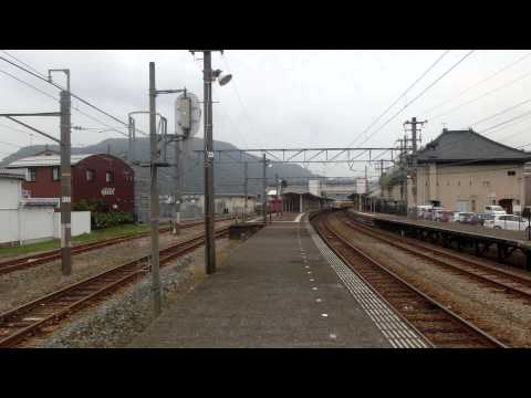 キハ47形　普通香住行き発車＠城崎温泉