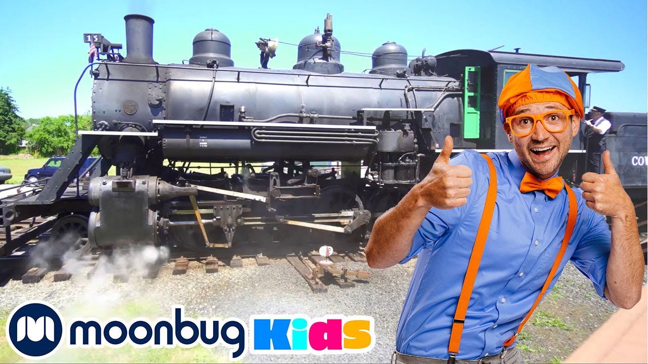 ⁣Блиппи изучает поезд | Moonbug Kids на Русском | Мультики на Русском