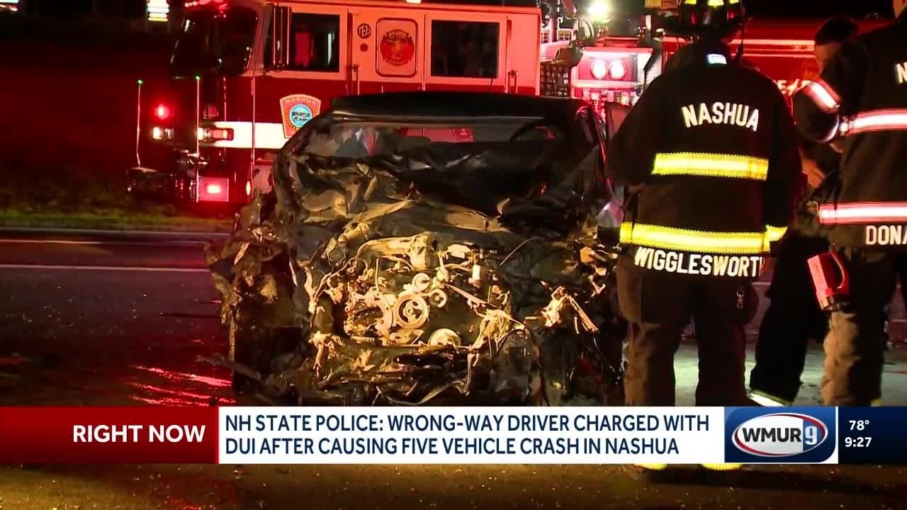 Litchfield woman charged in wrong-way crash on Everett Turnpike - YouTube