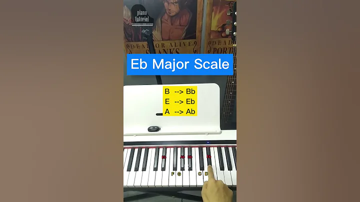 Eb Major Scale Piano Practice (Piano tutorial) #shorts  #pianotutorial #piano