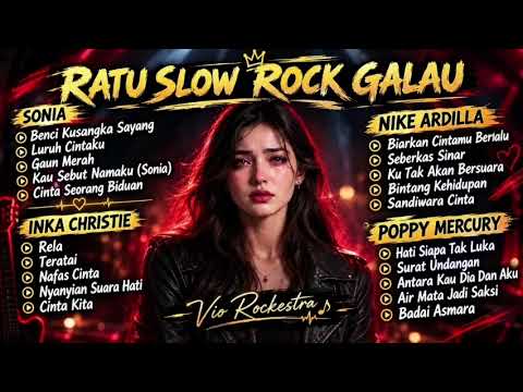 RATU SLOW ROCK GALAU 👑 | Sonia, Nike Ardilla, Inka Christie \u0026 Poppy Mercury | Lagu Nostalgia Terbaik