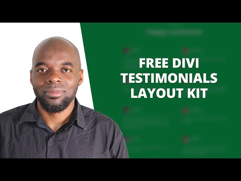 The Free Divi Testimonials Layout Kit