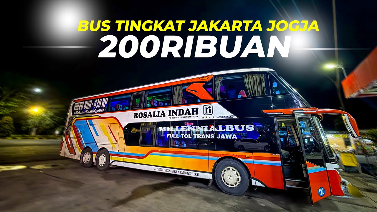 Bus Full Selonjoran & Selimutan ke Jogja cuma 200ribuan - Rosalia Indah 122 Jakarta - Jogja