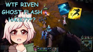 this tryndamere streamer was SHOCKED by my riven ghost technology