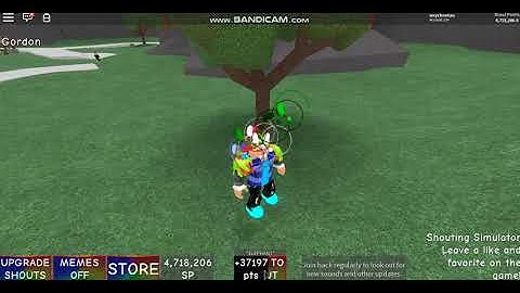 how to get a lots of shout in shouting simulator