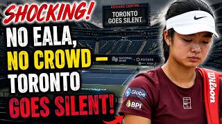 SHOCKING! NO EALA, NO CROWD — Toronto Goes SILENT After Alex Eala’s Exit! 😱