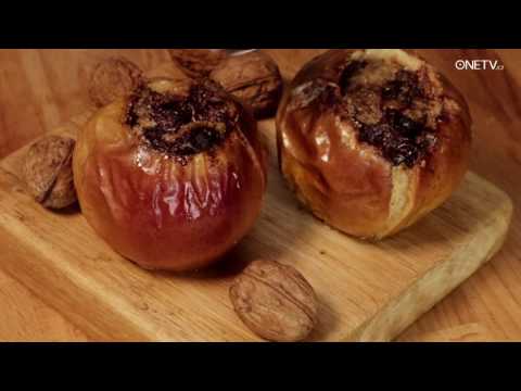 Video: Zdravý Dezert: Pečená Jablka S Náplní