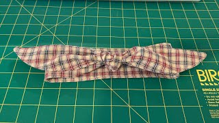 How to Make a Dog Scarf Beginner Sewing Tutorial
