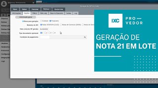 Como gerar notas fiscais modelo 21 em lote screenshot 4