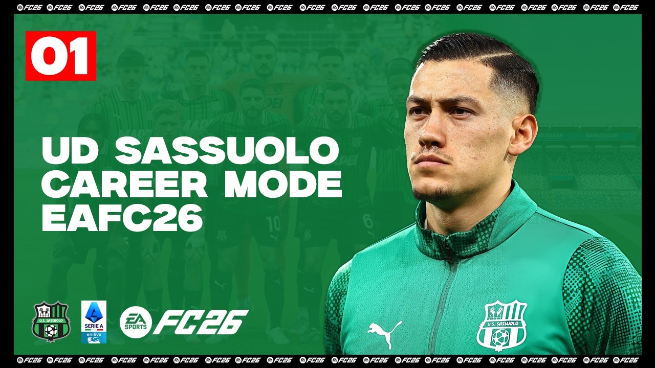 Memulai Sejarah Baru US SASSUOLO 🔥 | ROAD TO GLORY SASSUOLO Career Mode EAFC 26 Indonesia PS4 #01 