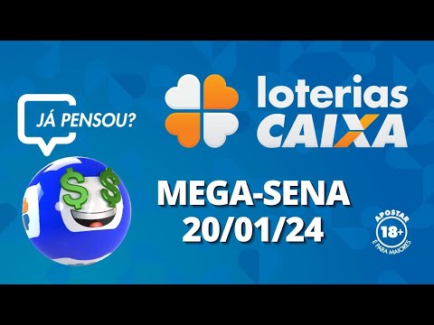 Resultado da Mega Sena - Concurso nº 2678 - 20/01/2024