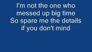 Miniatura de vídeo de "Spare me the Details Lyrics by The Offspring"