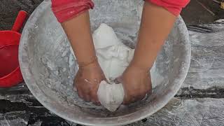 Kneading Rice Dough