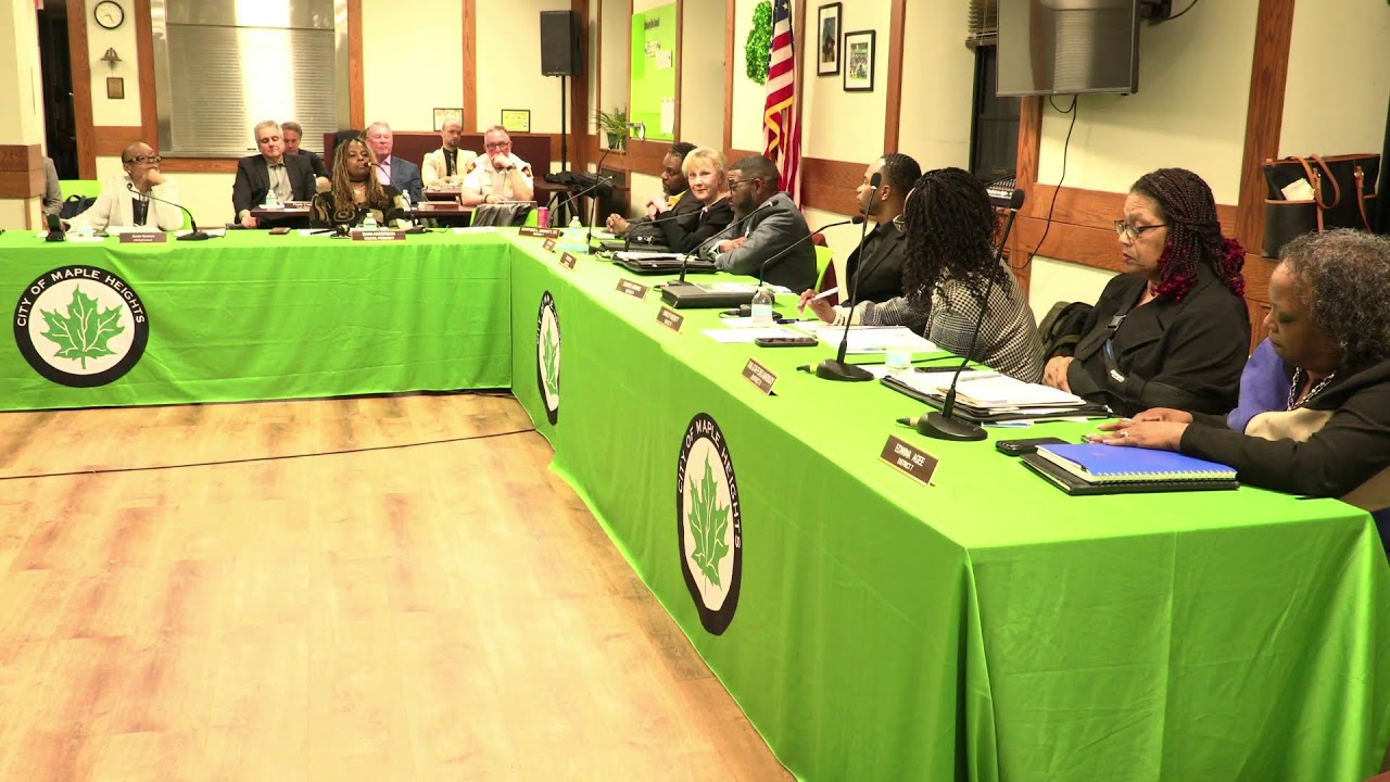 Maple Heights City Council Meeting