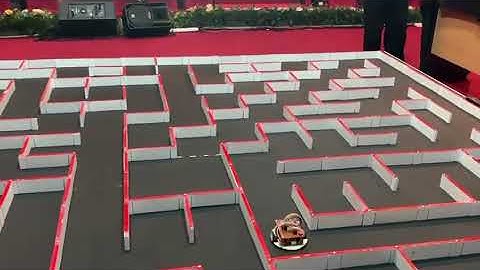 Final run of Jerry2D2 Micro mouse 1st runners up at SLIIT Robofest 2024 #robotics#micromouse #uom