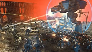 Ultramarines destroying Necrons! - Unification Mod, Warhammer 40.000: Dawn of War: Soulstorm
