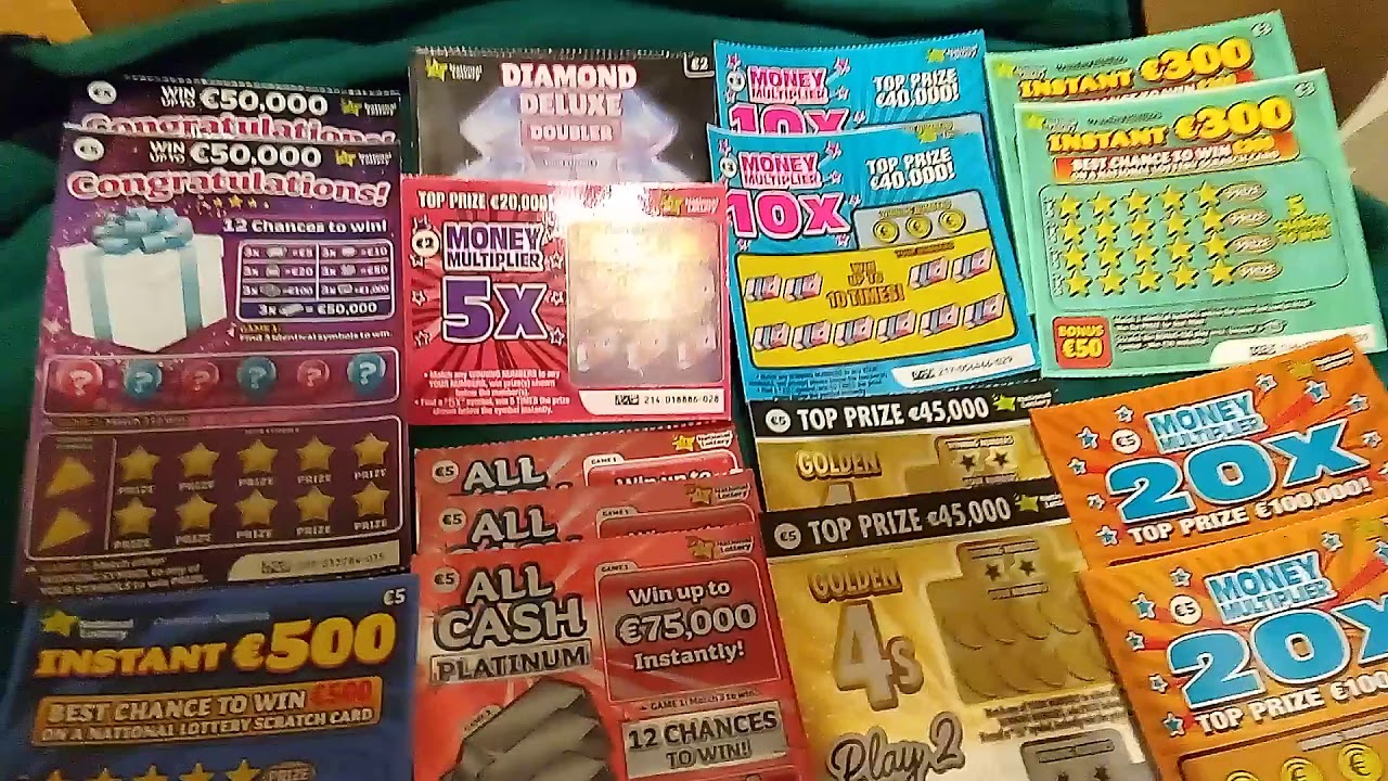 IRELAND NATIONAL LOTTERY SCRATCH CARDS 🍀