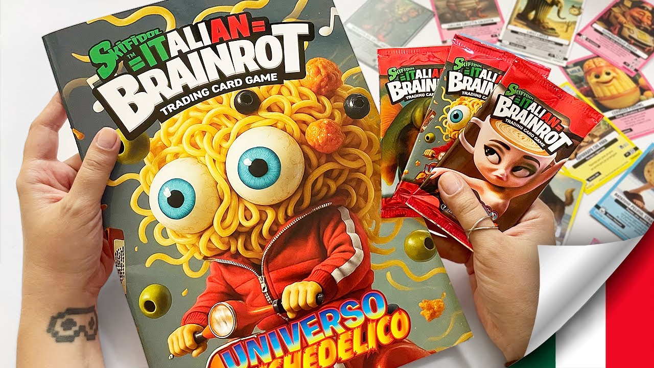 336 Carte Brainrot Album 2026 – Edizione Italiana, Raccolta Completa Per Trading Card Game, 24 Bustine Sigillate, Carte Rare E Illustrazioni Uniche