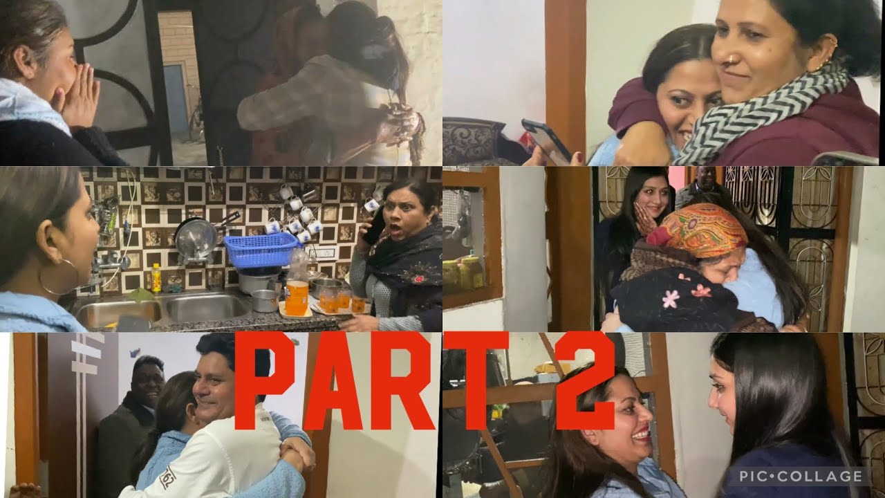 Surprise Visit To India || Part 2 || Relatives Reactions || Manjinder Uppal ||