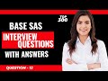 Base SAS Interview Questions and Answers | Difference Between INPUT & INFILE in SAS | Question - 11