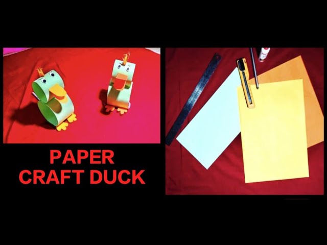 How To Make Moving Paper Duck Toy For Kids / Nursery Craft Ideas / Paper  Craft Easy / KIDS crafts - video Dailymotion